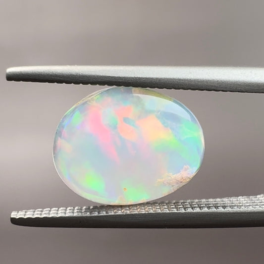 3.90 carat 10x8mm Oval Cut Cabochon Ethiopian Opal Natural Loose Gemstone